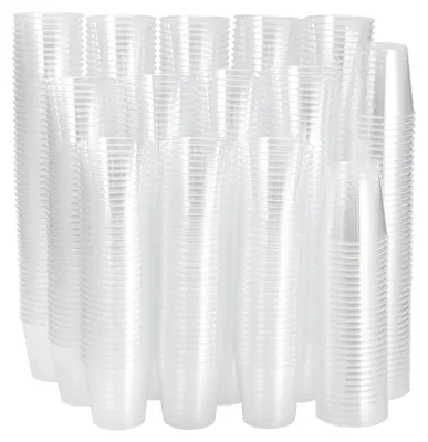 600 Klare Plastik-Schnapsbecher 1 oz für Getränke & Soßen