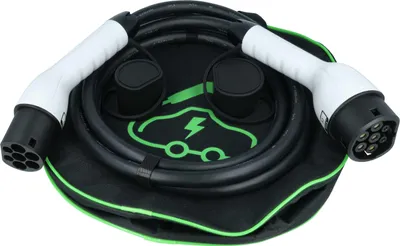 Produktbild von vhbw Typ 2 Ladekabel 22 kW 32 A 3-phasig 3 m für E-Auto - Kabel für Wallbox & Ladestation