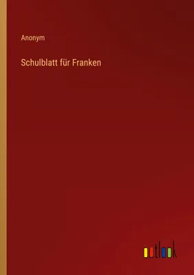 Produktbild von Schulblatt für Franken
