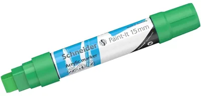 Obrázok produktu pre Schneider akrylový popisovač Paint-It 330 15 mm zelený