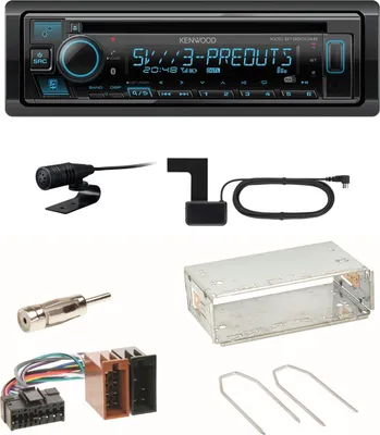 Produktbild von Kenwood KDC-BT950DAB Bluetooth DAB CD Einbauset für Renault Clio 1 2 Twingo