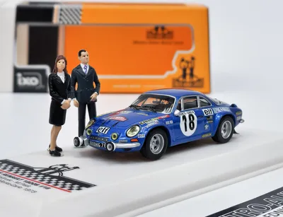 Obrázek produktu pro Alpine Renault 1800S #18 Rallye Monte Carlo 1975 s figurkami IXO 1:43