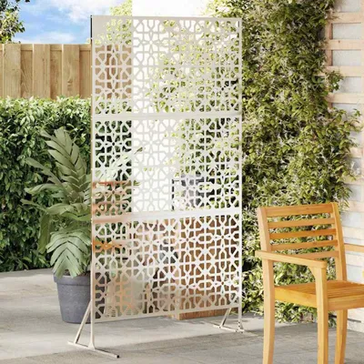 Obrázok produktu pre Maison Exclusive – paraván 100 x 50 x 180 cm, nerezová oceľ, strieborná