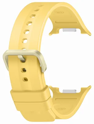 Productafbeelding van Samsung Originele Sport Band voor de Samsung Galaxy Watch 9 (40/44mm) / Watch 8 (40/44mm) / Classic (46mm) - Maat S/M - Geel
