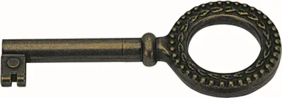 Produktbild von Hettich Buntbart-Schlüssel brüniert 75 x 4 mm Stahl, brüniert, 1 Stück