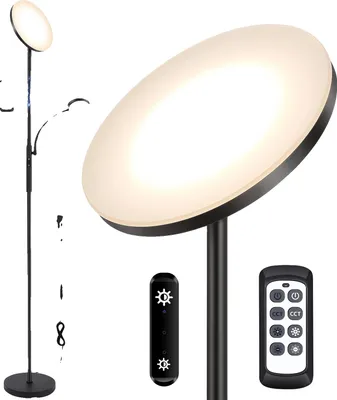Obrázek produktu pro Stojací lampa, nastavitelný jas, dva světelné zdroje, zástrčka EU