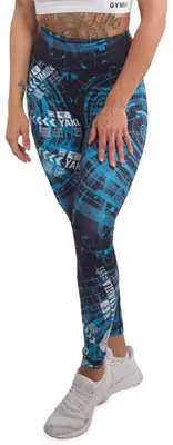 Produktbild von Yakuza Damen Electric Rose Slide Leggings, Bunt, M