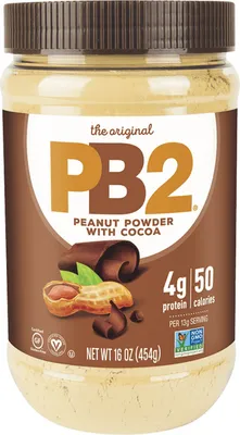 Produktbild von PB2 Foods PB2 Peanut Powder (454g) Chocolate Powdered Peanut Butter - Funktionelle Lebensmittel - Nussbutter
