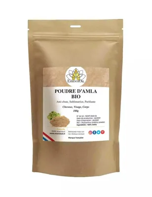 Immagine prodotto di Polvere biologica pura di amla EssentiOil Poudre D´amla, 100 g
