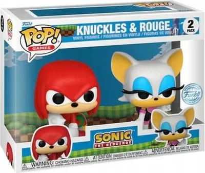 Obrázok produktu pre Figúrka Funko POP set Sonic 2pack Knuckles & Rouge Special Edition Zestaw