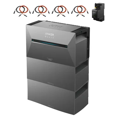 Produktbild von Anker SOLIX Solarbank 3 E2700 Pro Balkonkraftwerk mit BP2700*2 & Smart Meter und Solarkabe *4 set 、mit Smart AI Eigenschaften