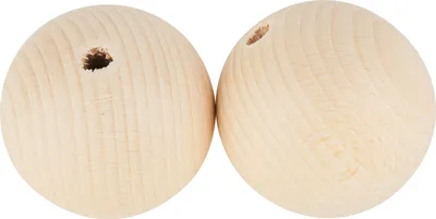 Produktbild von VBS Holzkugeln durchgebohrt "Ø 70 mm" 2 Stück