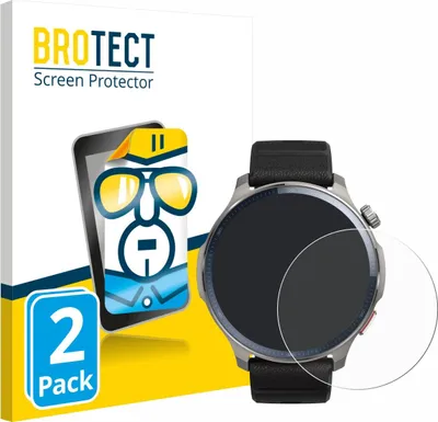 Produktbild von 2x Für Huami Amazfit Balance 2 Schutzfolie BROTECT Displayschutz Display Schutz Folie Klar Transparent