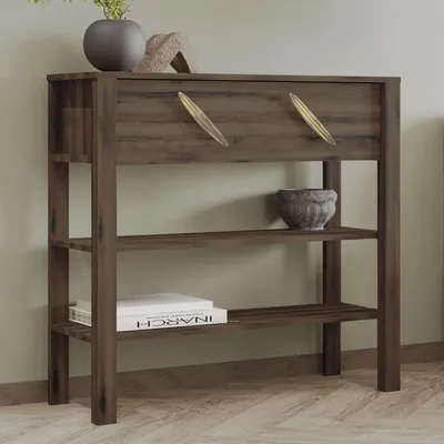 Produktbild von Skye Decor, Hochwertiger Dresser (Parent Code) - Antik Walnuss, 90x85x30 cm, Wandmontage