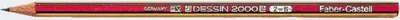 Produktbild von FABER-CASTELL Bleistift Dessin 2000 B