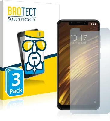 Produktbild von 3x BROTECT Schutzglas für Xiaomi Pocophone F1 Schutzfolie Panzer Folie Glas Display Schutz klar
