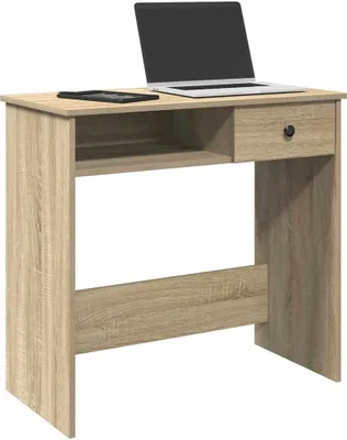 Productafbeelding van Maison Exclusive - Bureau Sonoma-eikenhout, 80x40x75 cm, houtvezel