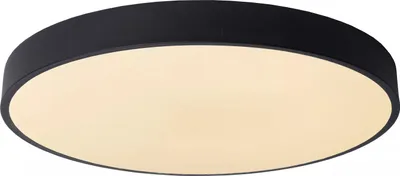Zdjęcie produktu dla Plafon 50 cm LED 36W czarny okrągły UNAR Lucide