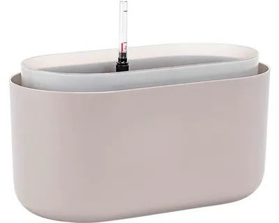 Obrázok produktu pre Samozavlažovací hrantík interiérový Plastia TOLITA 30,8 x 16 x 16,6 cm taupe