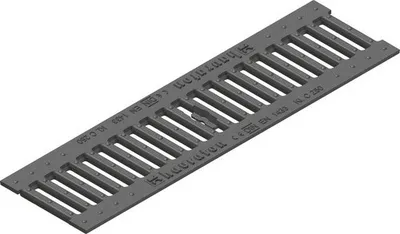 Produktbild von Hauraton Recyfix Standard/Plus 100 Gussrost SW 80/14 500 mm x 136 mm x 14 mm