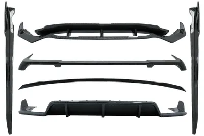 Produktbild von Aero Bodykit für BMW X5 G05 2018-2022 M-Tech Black Knight Design Kohlefaser