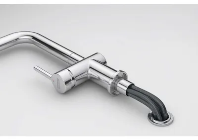 Image de Franke Active New - Mélangeur évier FN 6560.031, charnière sous fenêtre, avec douchette extractible, chromé 115.0653.391