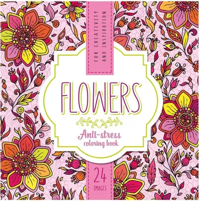 Produktbild von Kolorowanka Antystresowa 200X200 12 Flowers