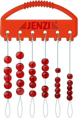 Produktbild von Jenzi Glas Perlen Set rot 4-6mm