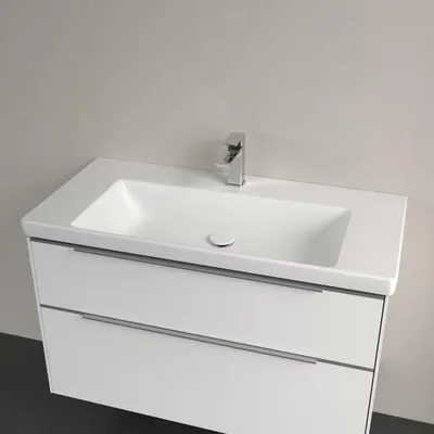 Produktbild von Villeroy & Boch Subway 3.0 Schrankwaschtisch 100 cm, mit 1 Hahnloch, ohne Überlauf