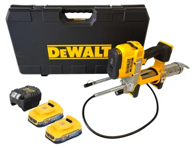 Productafbeelding van DeWalt DCGG 571 E2K accusmeerpistool 18 V + 2x Powerstack accu 1,7 Ah + lader