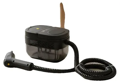 Immagine prodotto di Pulitore a vapore portatile, potenza 1500W, serbatoio acqua da 1600ml, pressione di 3.0 bar, temperatura del vapore di 105°C, autonomia di 45-55 minuti