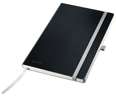 Produktbild von Leitz 44531094, Einfarbig, Schwarz, A5, 80 Blätter, 100 g/m², Softcover