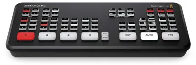 Zdjęcie produktu dla Blackmagic Design ATEM Mini Pro, Full HD, 1920 x 1080,1280 x 720 px, 720i, 720p, 1080i, 1080p, 60 fps, 10,100,1000 Mbit/s, 10/100/1000Base-T(X)
