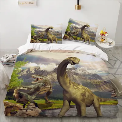 Produktbild von Dinosaur-Bettwäsche-Set, 135 x 200 cm, für Kinder