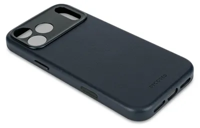 Produktbild von iPhone 17 Pro Lederhülle Navy Shadow MagSafe-kompatibel