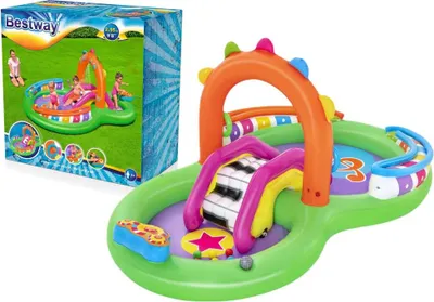 Immagine prodotto di Bestway 53117 Centro giochi acquatici gonfiabili Sing and Splash, 2,95 m x 1,9 m x 1,37 m