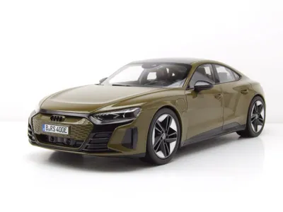 Produktbild von Audi RS E-tron GT 2021 oliv metallic Modellauto 1:18 Norev