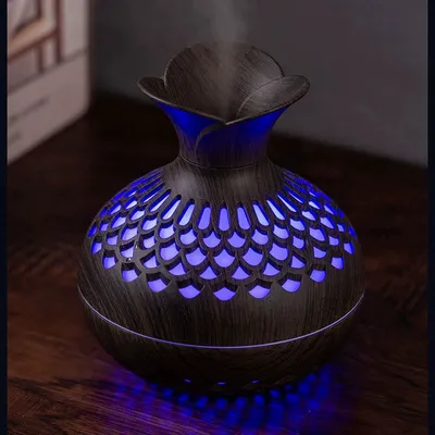 Produktbild von Diffusor fuer aetherische oele fuer Zuhause,Aromatherapie Atmosphäre Licht,USB, 0,3 l, Leise, Beleuchtung, Diffusor, Dunkles Holz