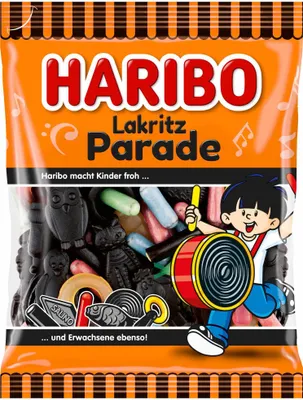 Produktbild von Haribo Lékořicová paráda 175g