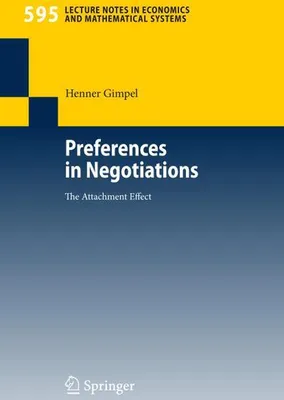 Produktbild von Preferences in Negotiations