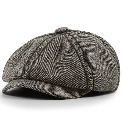 Produktbild von CA-26008 Herrenbaskenmütze in Grau – Stilvoll & Bequem KP26008