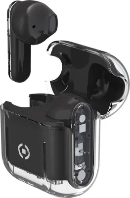 Immagine prodotto di Celly SHEER Auricolare True Wireless Stereo (TWS) In-ear Musica e Chiamate Nero, Trasparente