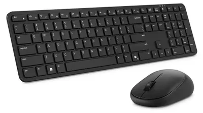 Produktbild von DELL Pro 5 KM526, Kabellos, RF Wireless, Plunger key switch, QWERTY, Schwarz, Maus enthalten