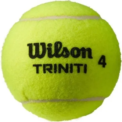Zdjęcie produktu dla Wilson Trinity, Żółty, Guma, 4 szt., Puszka