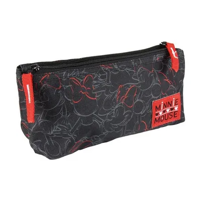 Image de Sac Disney Minnie avec deux fermetures éclair noir/rouge