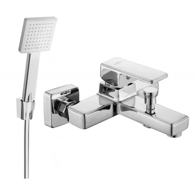 Obrázok produktu pre Mexen Cetus R45 vaňová batéria so sprchovacím setom, chrómová - 74433R45-00