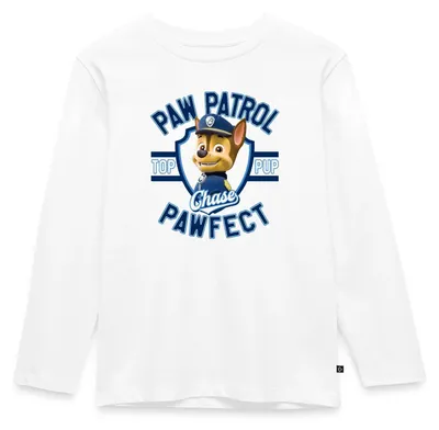 Produktbild von Spreadshirt Paw Patrol Chase Pawfect Kinder Premium Langarmshirt, 98/104 (2 Jahre), Weiß