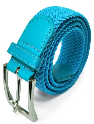 Produktbild von Elastischer Flechtgürtel Uni, Stretchgürtel ohne Löcher, 3,5 cm