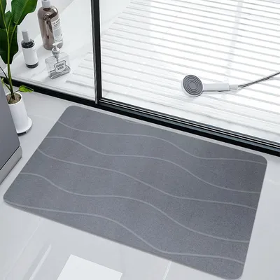 Productafbeelding van Badmat 40 x 60 cm, absorberend, antislip, voor badkamer