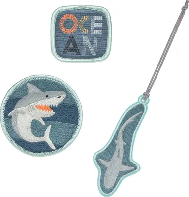 Produktbild von Lässig School Patches Set Shark Ocean Edition